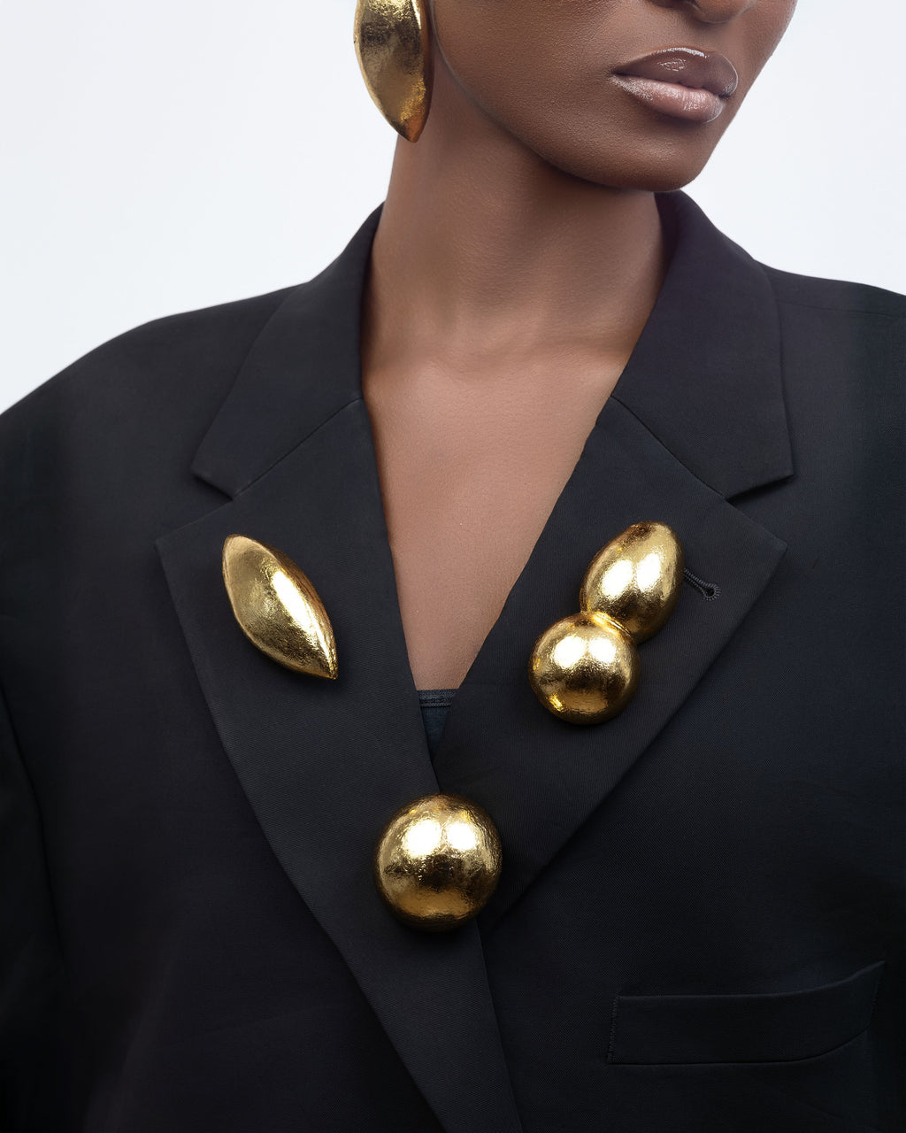 Alma Gold Brooch